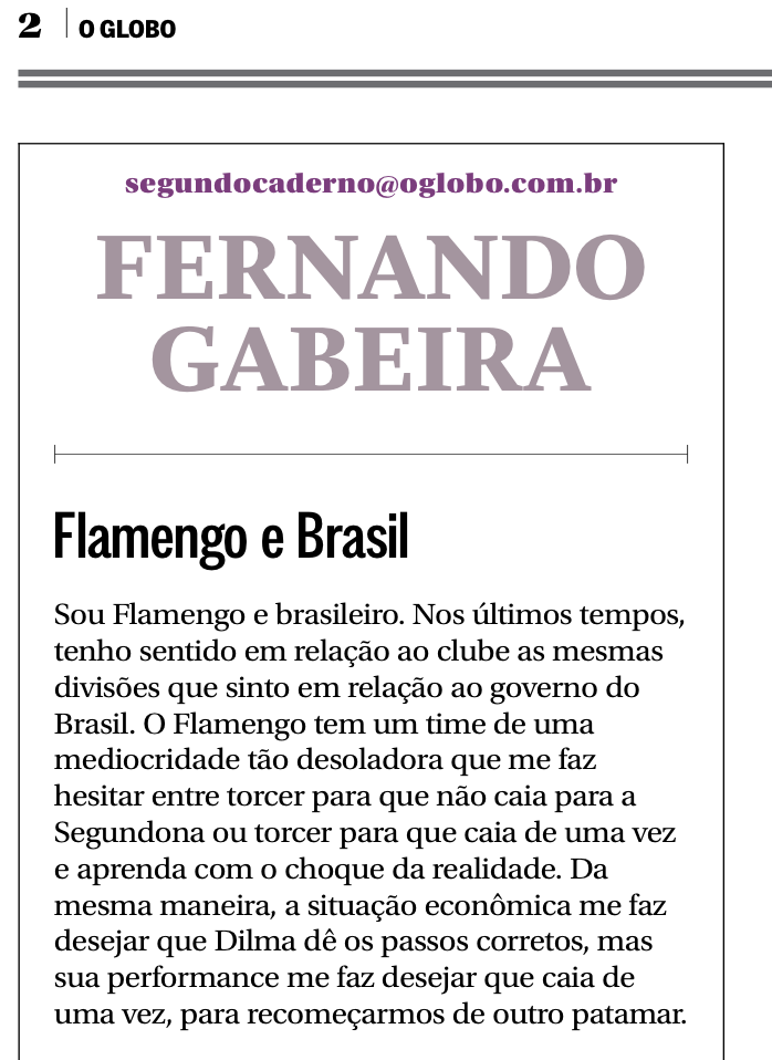Jornal O Globo - 24/05/15 - Segundo Caderno - Pág. 2