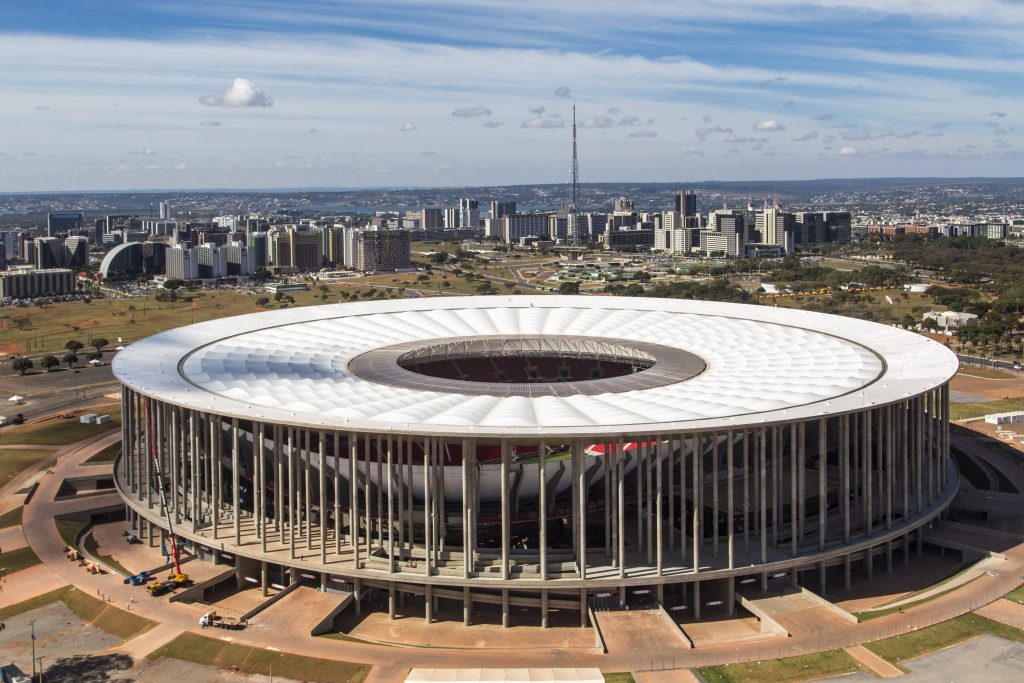 Estádio Mané Garrincha, em Brasília.