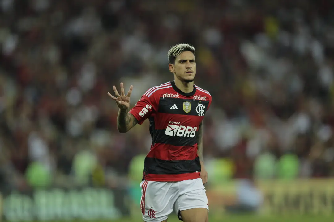 Santos, Fabrício Bruno, David Luiz, Léo Pereira, Vidal, Marinho, Thiago  Maia, Gerson, Ayrton Lucas, Gabigol, Pedro, Everton Ribeiro, Everton  Cebolinha, Wesley e Rodrigo Caio: as notas dos jogadores do Flamengo